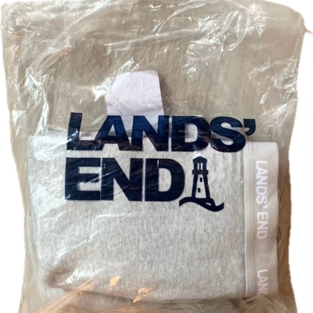 Lands' End Men's Heather Gray Boxer Briefs